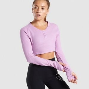 Gymshark Legacy Fitness Long Sleeve Crop Top